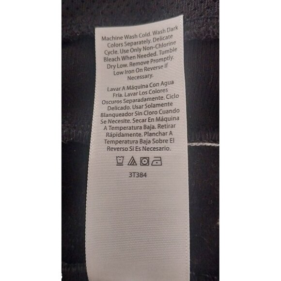 Athletic Works Mens XL Black Full-Zip Track Jacket With White Stripes & Pockets - Picture 7 of 8